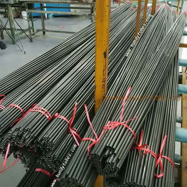 PVF Coaetd Brake Line Tube Double Wall Brazed Steel Tubing