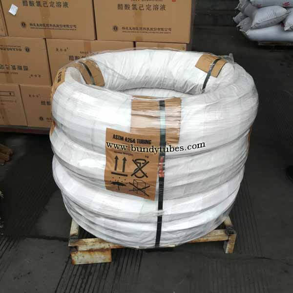 6.35mm 0.25 inch ASTM A254 Brazed Steel Tubing