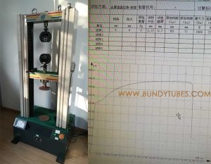 Bundy Tube Tensile Test Rig