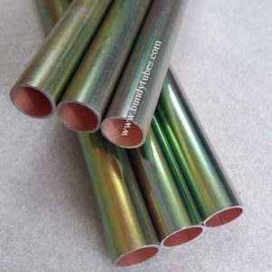 Yello zinc plated bundy tube